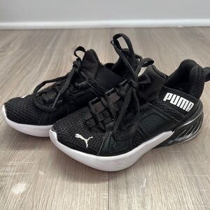 Puma kids shoes. Slip on style with laces.Size 10.5c